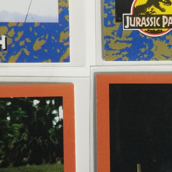 Vintage JP Topps Trading Cards Lot of 10 Jurassic Park Movie Cards Lot #11 - Picture 5 of 11